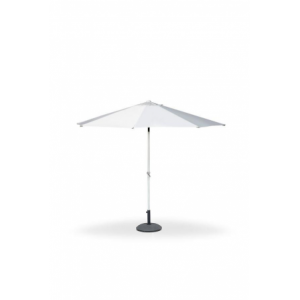 Zoom Ombrellone palo centrale 3x3h2,65m bianco alluminio michigan (no base)