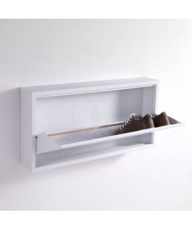 Zoom Scarpiera da parete Terry - bianco