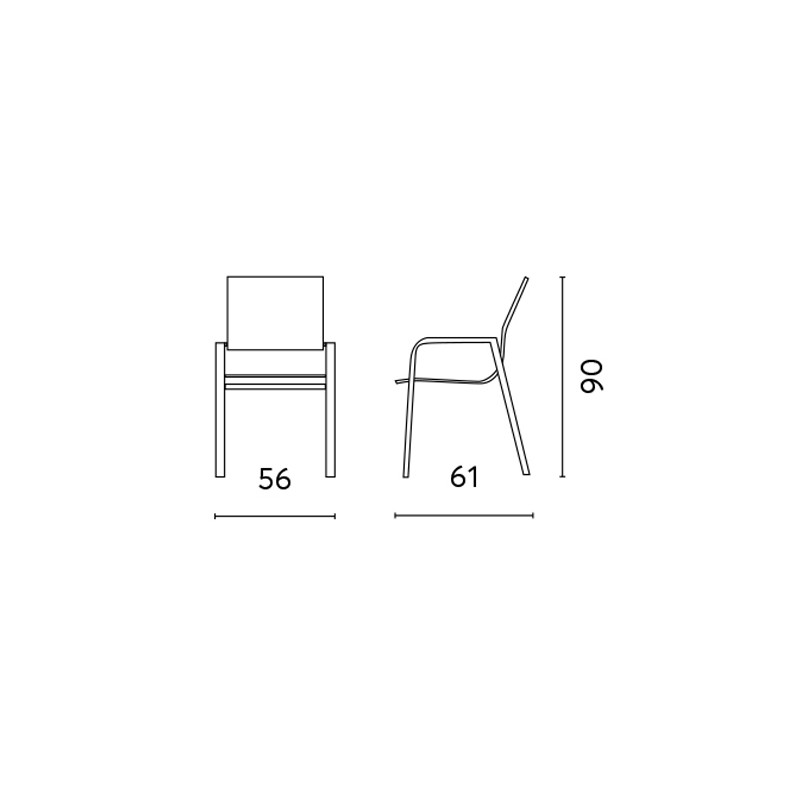 Set Tavolo Maiorca + 6 Sedie Samo Alluminio Antracite Text Nero Moia