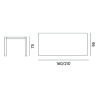 Set Tavolo Maiorca + 6 Sedie Regista Paros Alluminio Antracite/Text Nero Moia