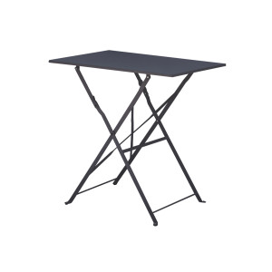 Tavolo bistrot 50x70 ferro antracite Moia compatto e resistente