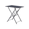 Tavolo bistrot 50x70 ferro antracite Moia compatto e resistente