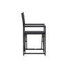 Set Tavolo San Donato + 8 Sedie Regista Paros Alluminio Antracite/Text Nero Moia
