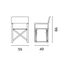 Set Tavolo San Donato + 8 Sedie Regista Paros Alluminio Antracite/Text Nero Moia