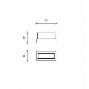 Parallels - Biocamino da tavolo (20cm X 42cm H. 22cm) – Design twist