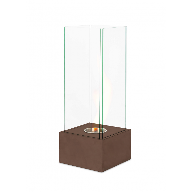 Levels - Biocamino da terra (25cm X 25cm H. 65cm) – Ruggine - Design twist