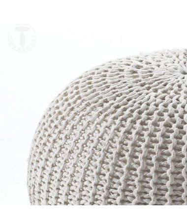 Zoom Pouff Like in cotone - panna