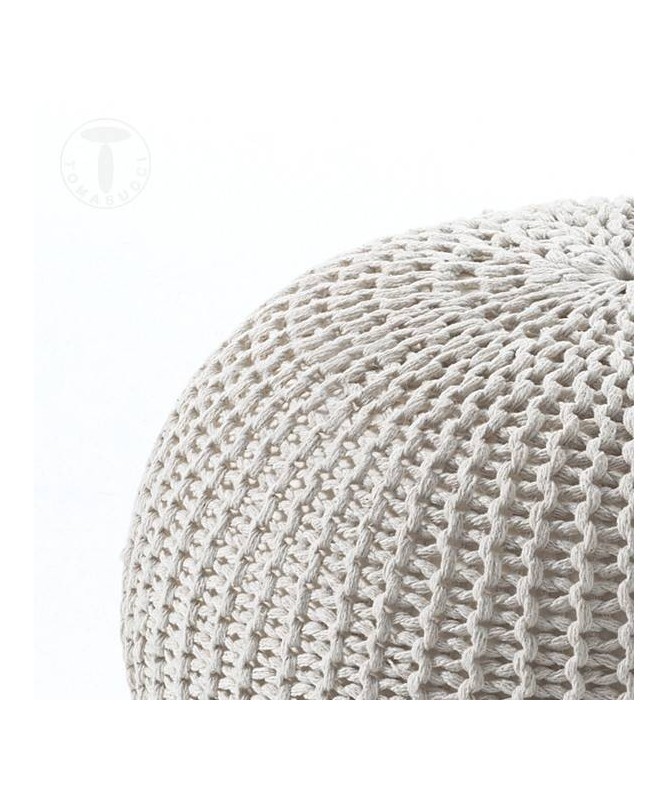 Pouff Like in cotone - panna