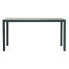 Dining Set Tarquinia 4 Sedie Ferro Antracite Moia