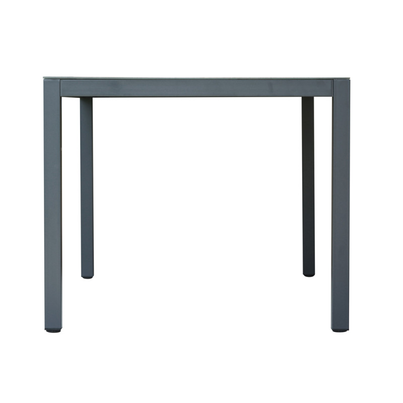 Dining Set Tarquinia 4 Sedie Ferro Antracite Moia