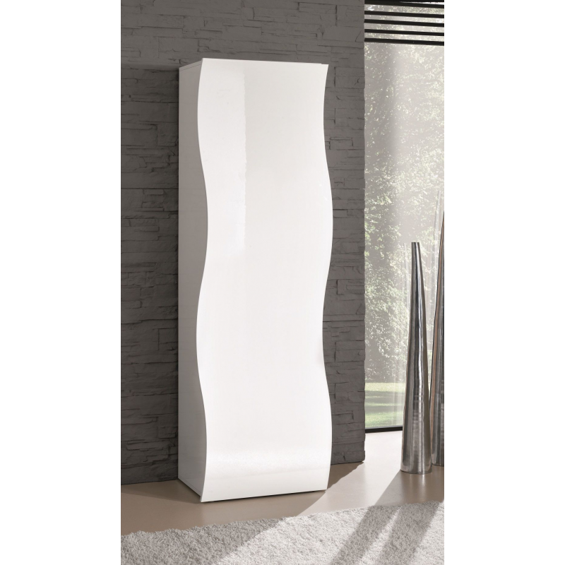 Armadio Onda 1 Anta – 63x187,2x40 – Bianco Lucido