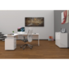 Scrivania ad angolo New Selina – 180x75x60 – Bianco Lucido