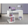 Scrivania Esse 100 – 100x77,5x50 – Bianco Lucido