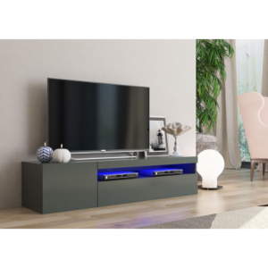 Mobile Porta TV Daiquiri – 155cm – Antracite Lucido