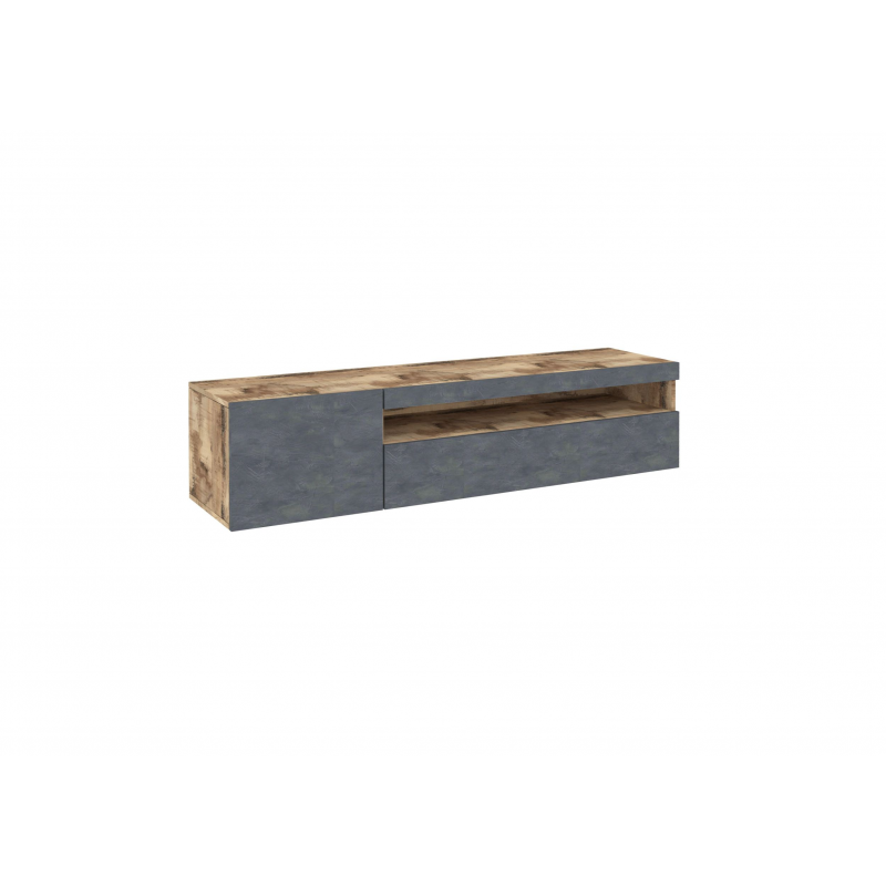 Mobile Porta TV Daiquiri – 155cm – Acero Pereira e Ardesia