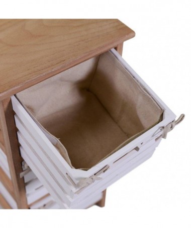 Zoom Mobiletto Arianna in legno con 3 cassetti