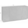 Credenza Vega 160 – 4 ante – Bianco Lucido