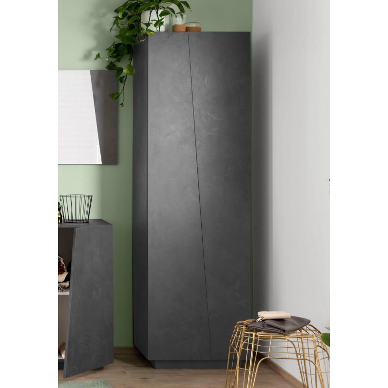 Armadio Portabito Vega – 2 ante – 60x199.7x38 - Ardesia