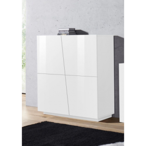 Madia Vega – 4 ante – 120x126x43 - Bianco Lucido