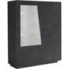 Vetrina Vega – 2 ante – 120x146x43 - Ardesia