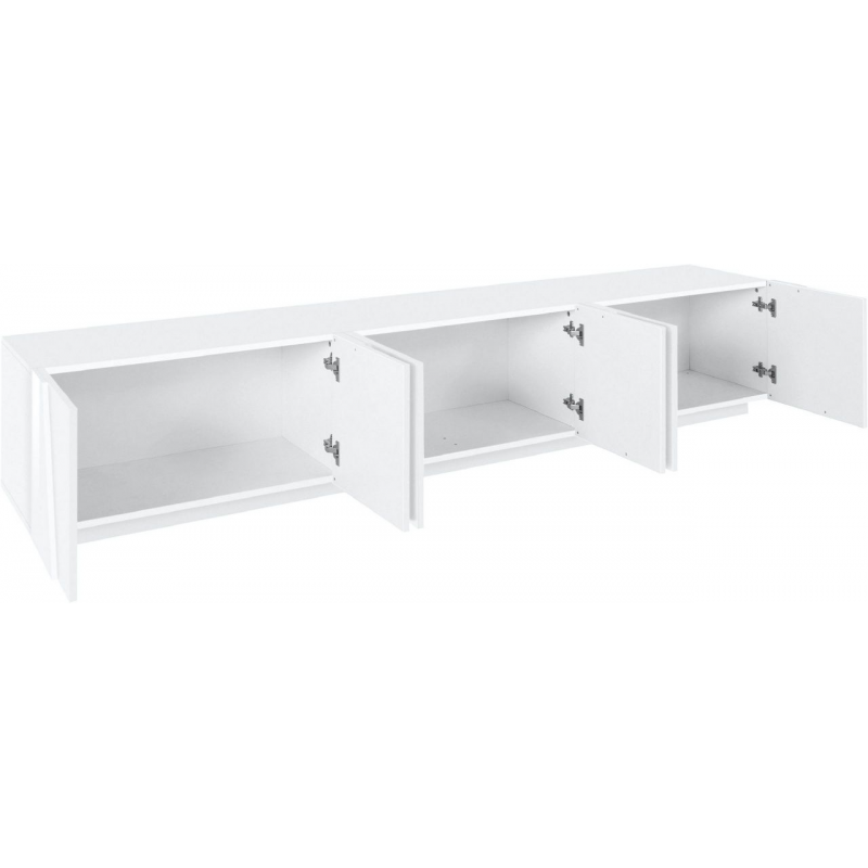 Mobile Porta TV Ping 240 – 6 ante – Bianco Lucido
