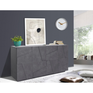 Zoom Credenza Ping 160 – 4 ante – Ardesia