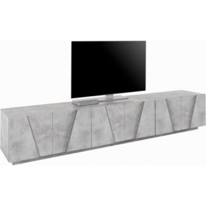 Zoom Mobile Porta TV Ping 240 – 6 ante – Cemento Bronx