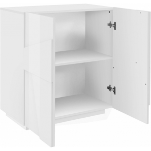 Zoom Credenza Ping 80 – 2 ante – Bianco Lucido