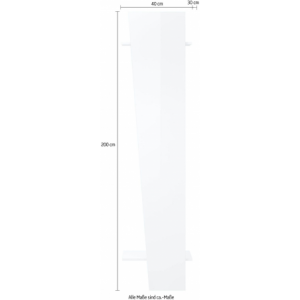 Zoom Appendiabito Ping – 50x200x30 - Bianco Lucido