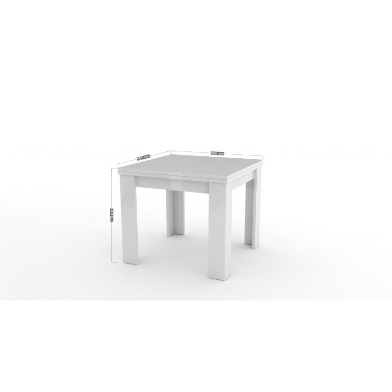 Tavolo allungabile Jesi – 90/180x75x90 – Larice Bianco