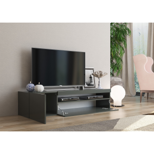 Zoom Mobile Porta TV Daiquiri – 155cm – Antracite Lucido
