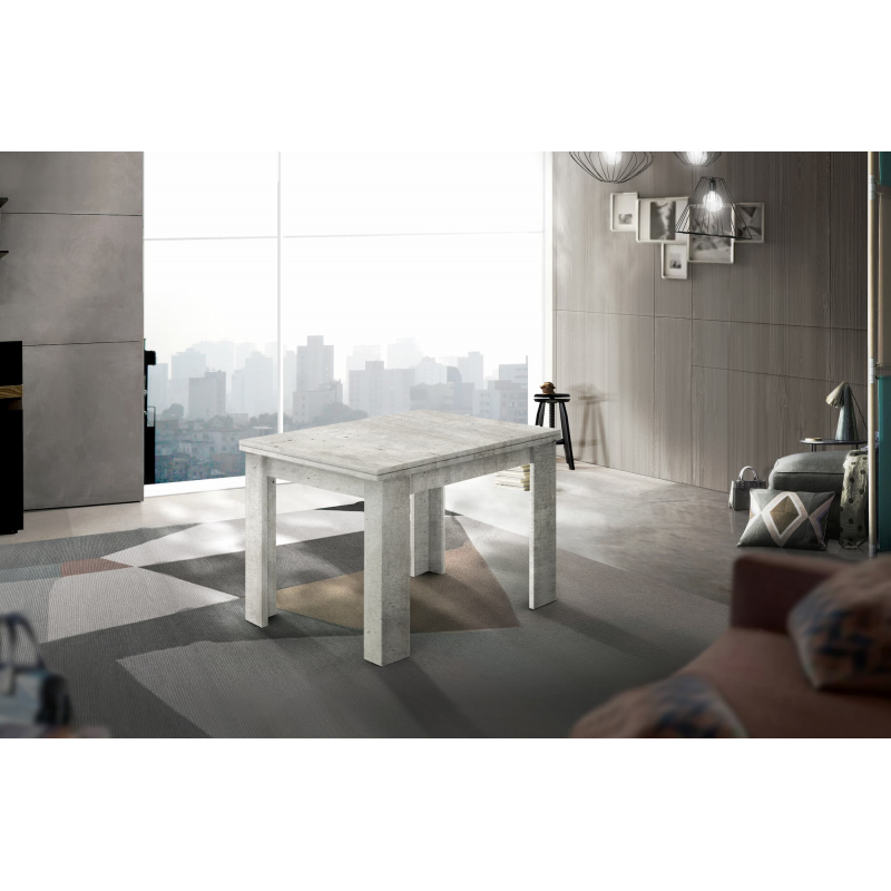 Tavolo allungabile Jesi – 90/180x75x90 – Cemento