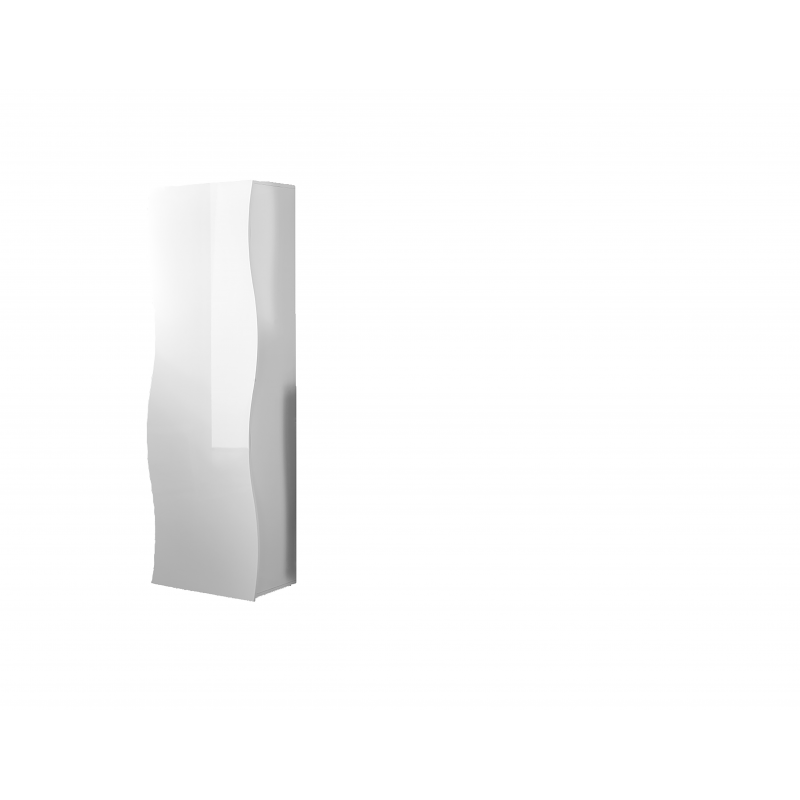 Armadio Onda 1 Anta – 63x187,2x40 – Bianco Lucido