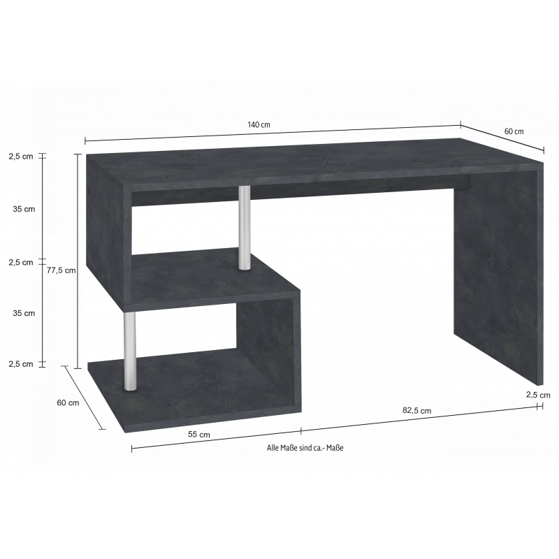 Scrivania Esse 140 – 140x77,5x60 – Report