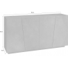 Credenza Vega 160 – 4 ante – Ardesia