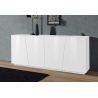 Credenza Vega 220 – 4 ante – Bianco Lucido