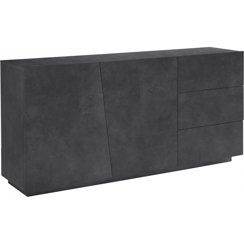 Credenza Vega 180 – 2 ante/3 cassetti – Ardesia