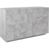 Credenza Ping 140 – 2 ante/3 cassetti – Cemento Bronx