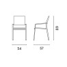 Set Tavolo Nettuno + 10 Sedie Zara Alluminio Antracite Text Nero Moia