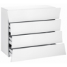 Cassettiera Arco – 4 cassetti – 98x81,5x40 – Bianco Lucido