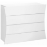 Cassettiera Arco – 4 cassetti – 98x81,5x40 – Bianco Lucido