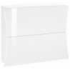 Scarpiera Arco – 2 ante – 101x81x26 – Bianco Lucido