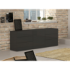 Credenza Metis 170 – 1 anta + 6 cassetti – Antracite Lucido