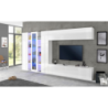 Parete soggiorno Maruska – 380x180x30 – Bianco Lucido