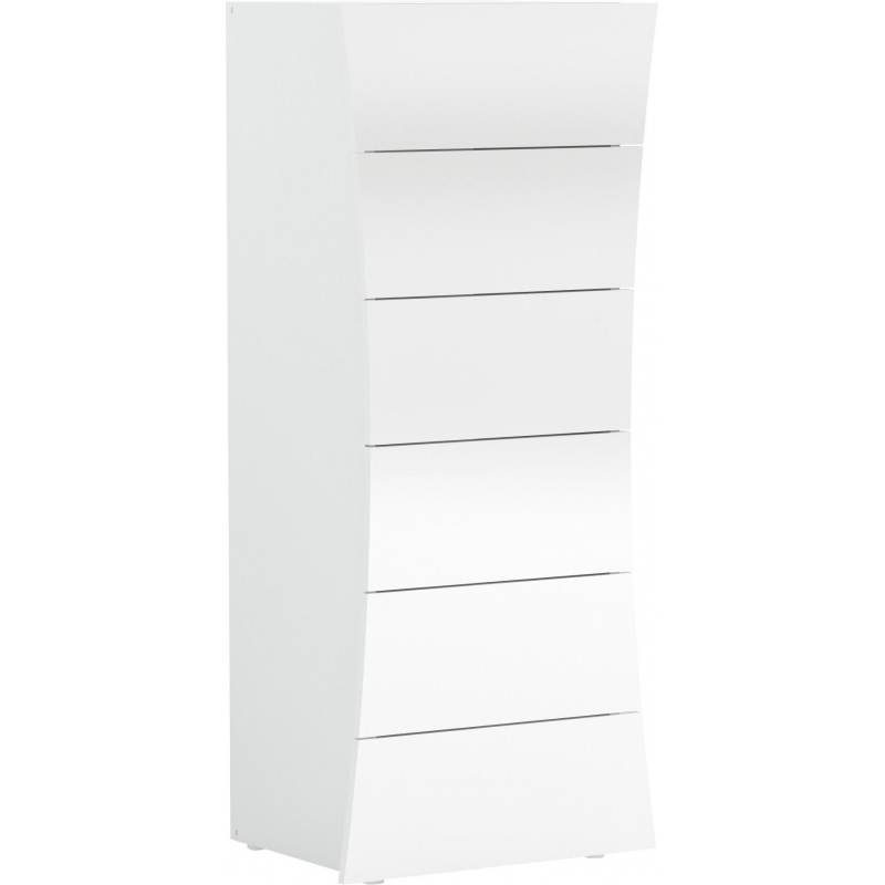 Settimino Arco – 6 cassetti – 50x121x40 – Bianco Lucido