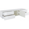 Mobile Porta TV Metis 170 – 1 anta + 4 cassetti – Bianco Lucido