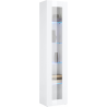 Vetrina Maruska – 1 anta – 40x180x30 – Bianco Lucido