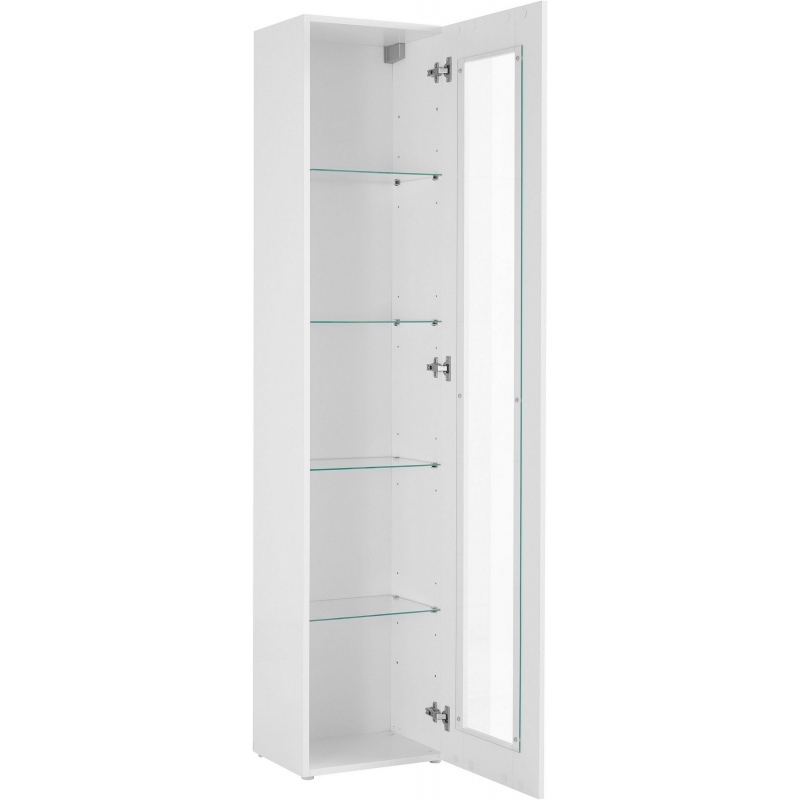 Vetrina Maruska – 1 anta – 40x180x30 – Bianco Lucido
