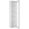 Vetrina Maruska – 1 anta – 40x180x30 – Bianco Lucido