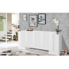 Credenza Pillon 210 – 2+4 ante – Bianco Lucido
